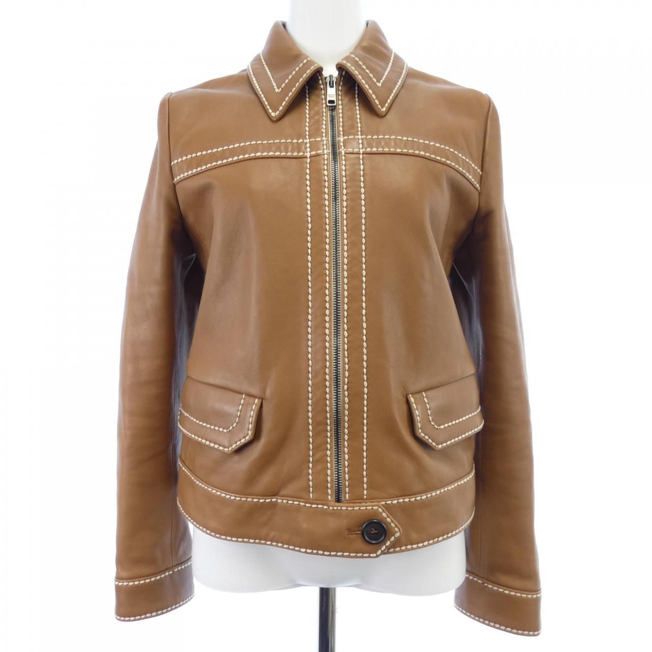 プラダ PRADA 58786 1 F 21 レザージャケット