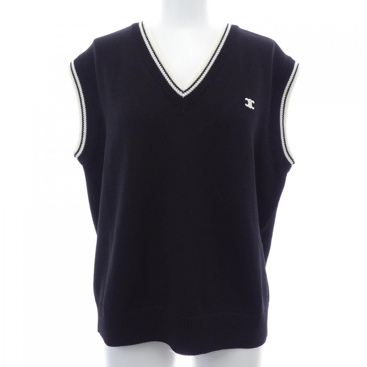 セリーヌ CELINE トリオンフ Vネックセーター ベスト