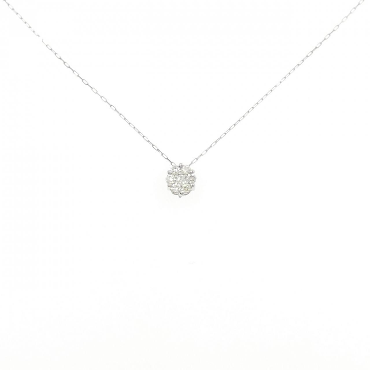 新品】PT900 ダイヤモンド ネックレス 0.10CT - メルカリ