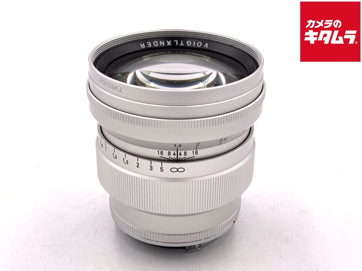 コシナ フォクトレンダー NOKTON Vintage Line 75 mm F 1 5 Aspherical VM シルバー