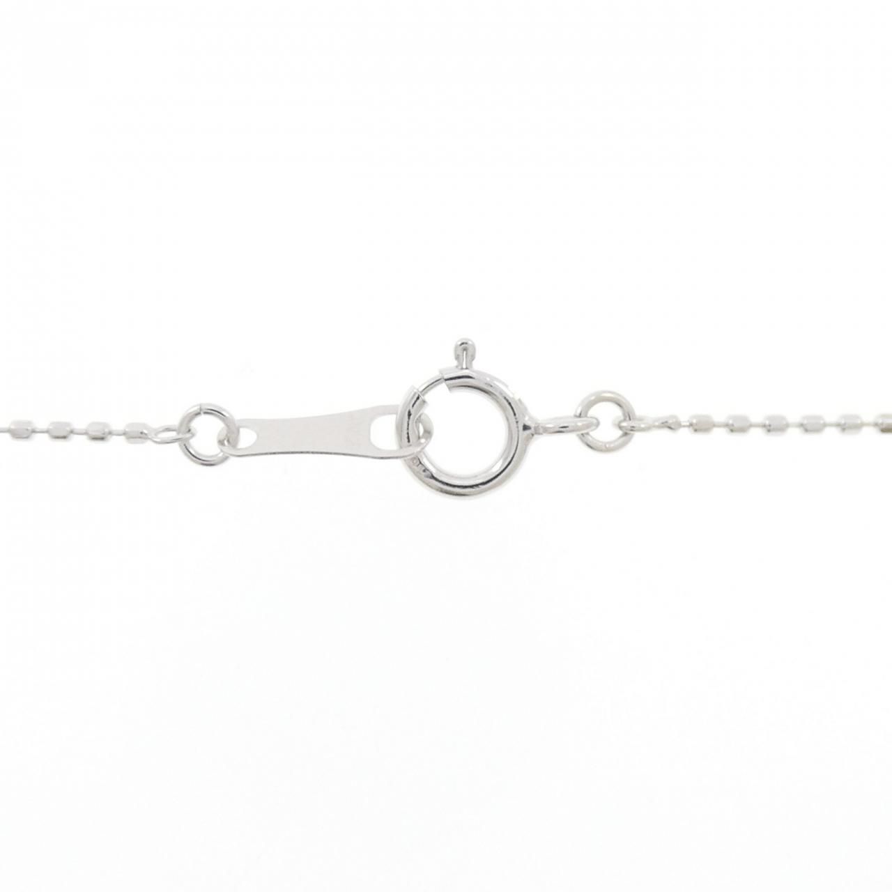 K10WG ハート ダイヤモンド ネックレス 0.08CT - メルカリ