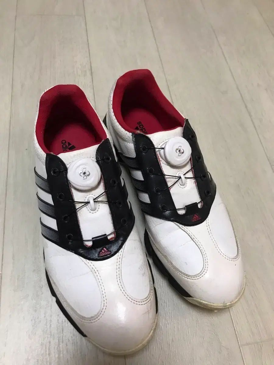 アディダス ゴルフシューズ 白 ボア ダイアル 240