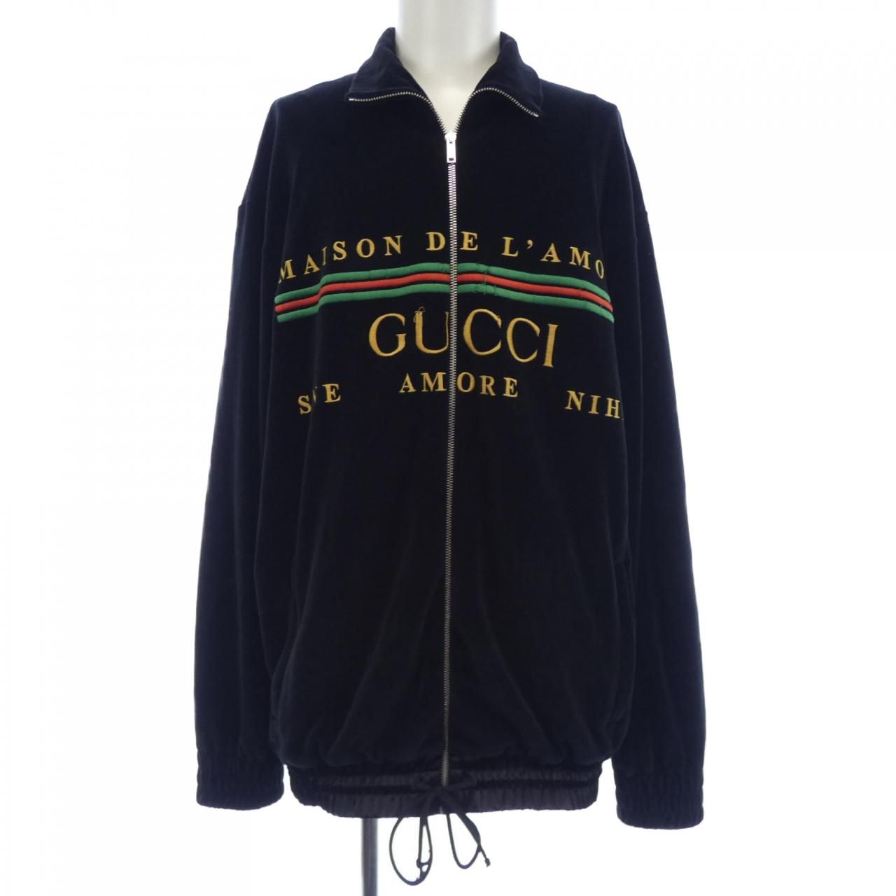 美品　GUCCI ジャケット グッチ GUCCI 595533-XJBTD ブルゾン - メルカリ