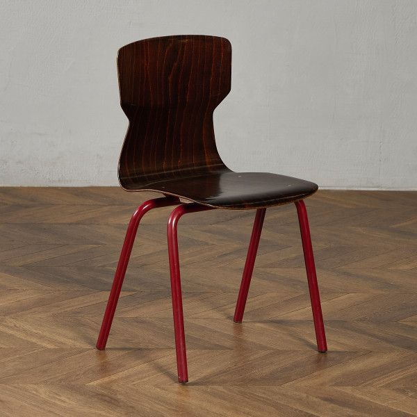 エロームス Eromes ヴィンテージ スタッキング スクールチェア オランダ 系 96568