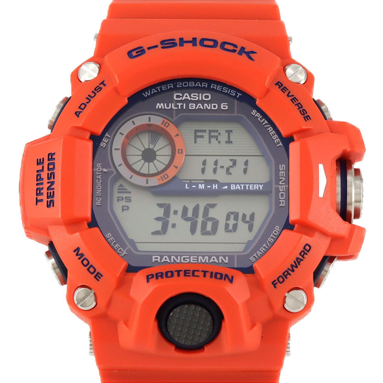 カシオ G-SHOCK・レンジマン・神戸市消防局 GW-9400FBJ-4JR ラバー