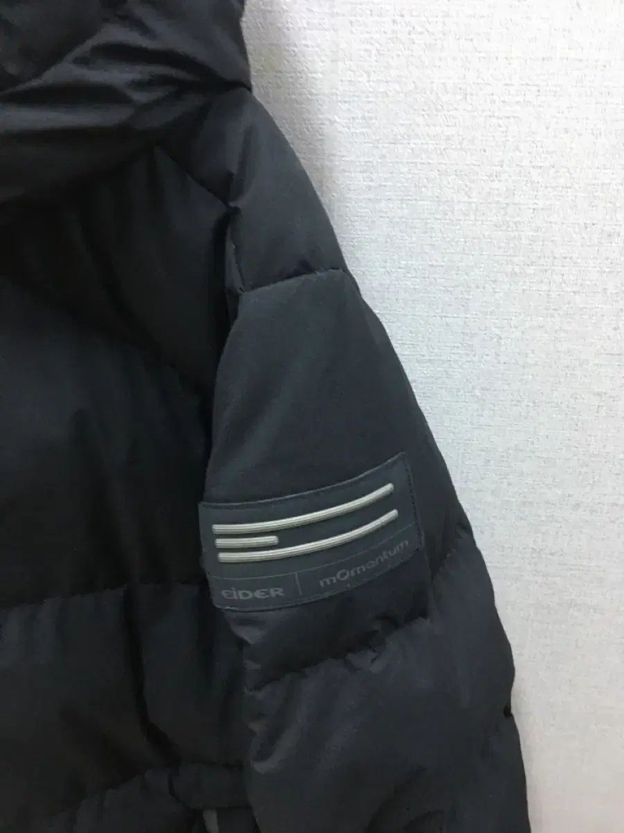 85号 155号 EIDER ブラック ダウンジャケット ロング丈 アウター ユニセックス