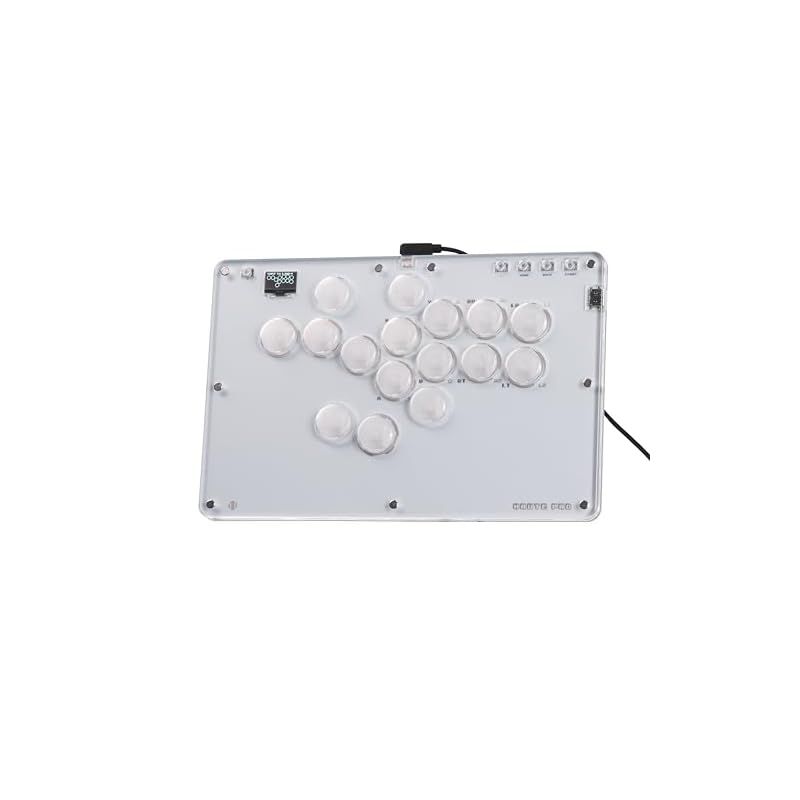 Haute42 T16 PRO ホワイト レバーレス レバーレスアケコン レバーレス Haute42 T16 PRO: レバーレス薄型