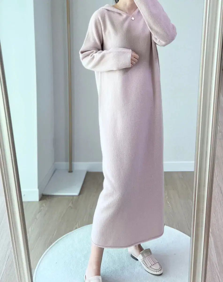 フロティ ホールガーメント カシミア マキシワンピース ブルームボウエンリーアンジュ