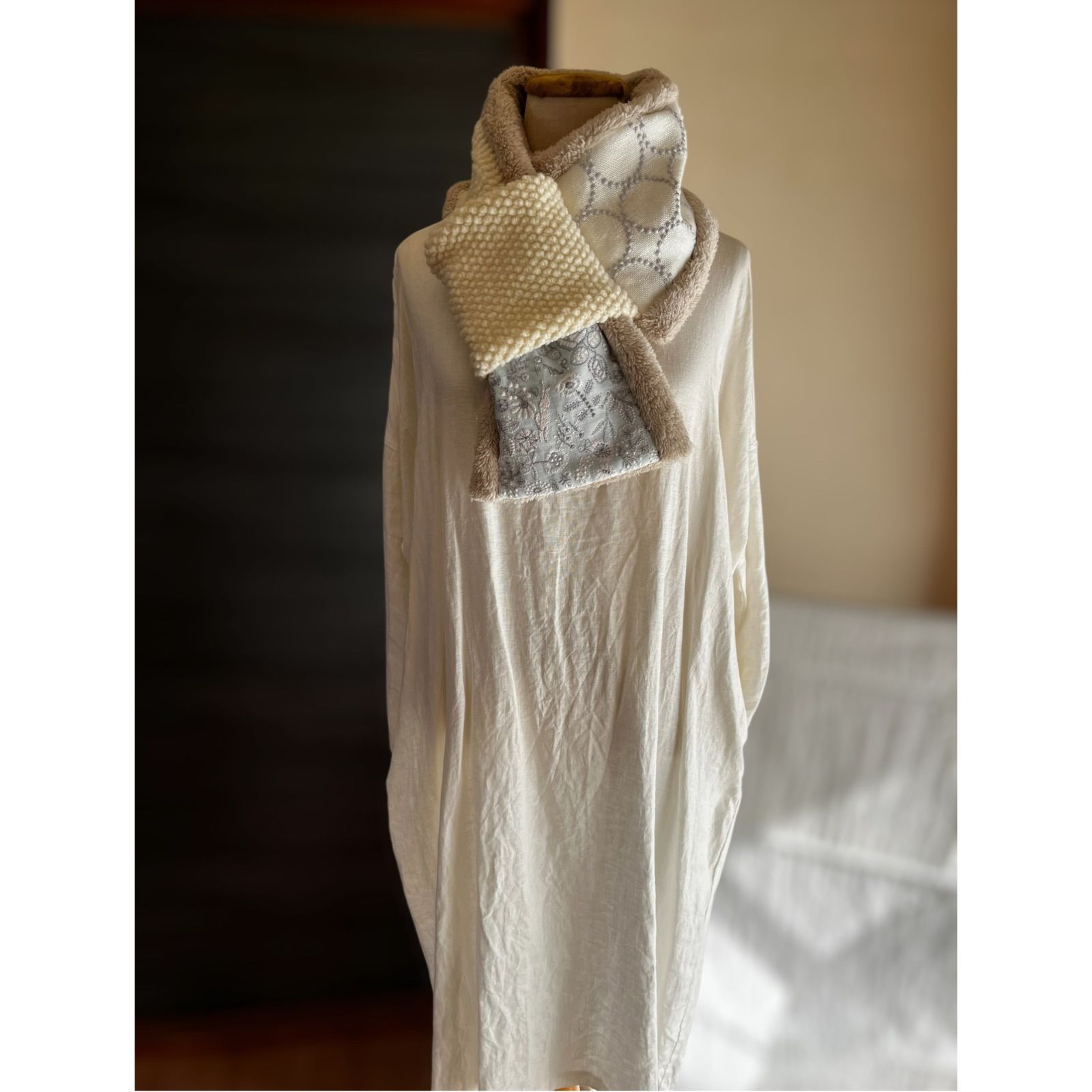 マフラータイプ】celebrate・tambourineのネックウォーマー ミナ