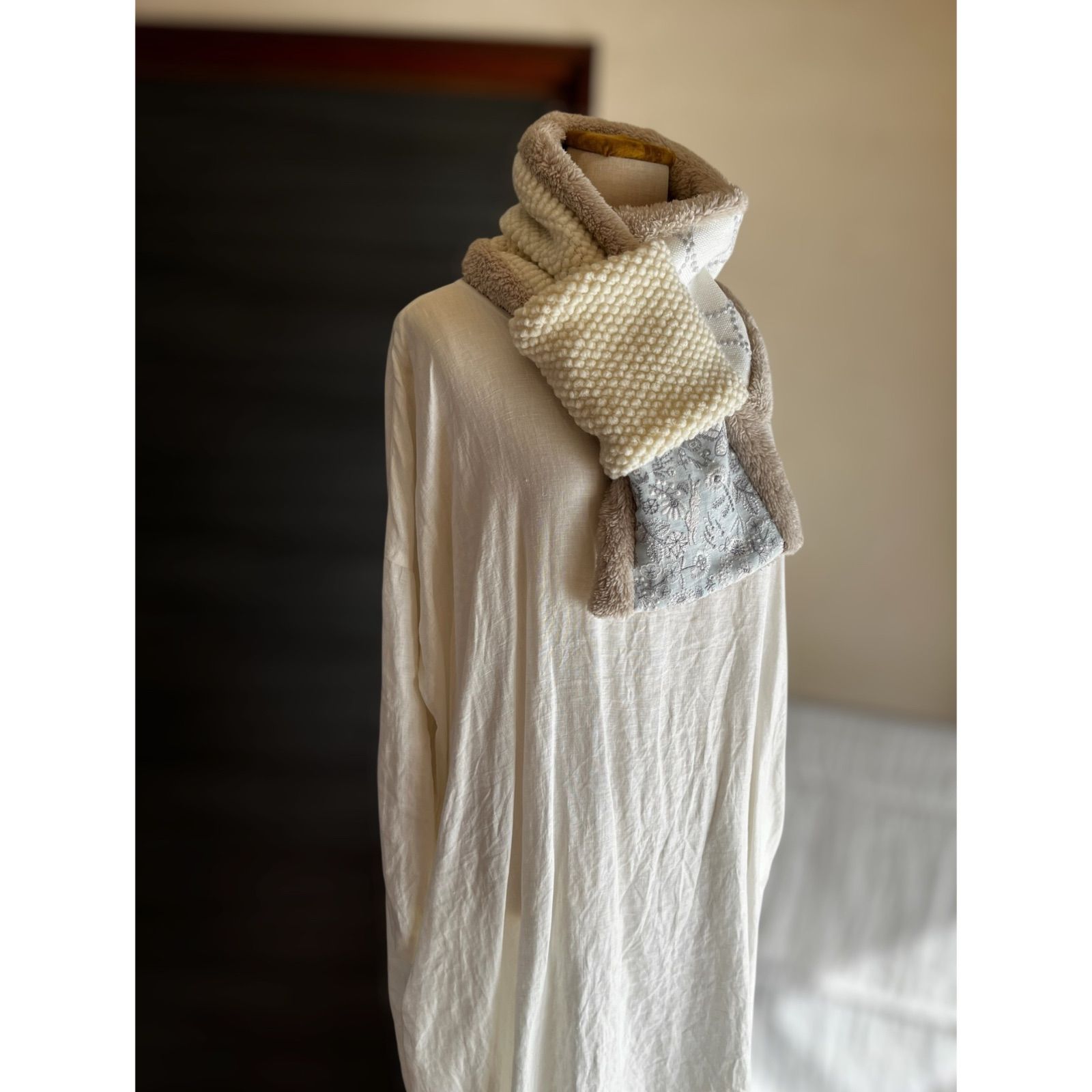 マフラータイプ】celebrate・tambourineのネックウォーマー ミナ