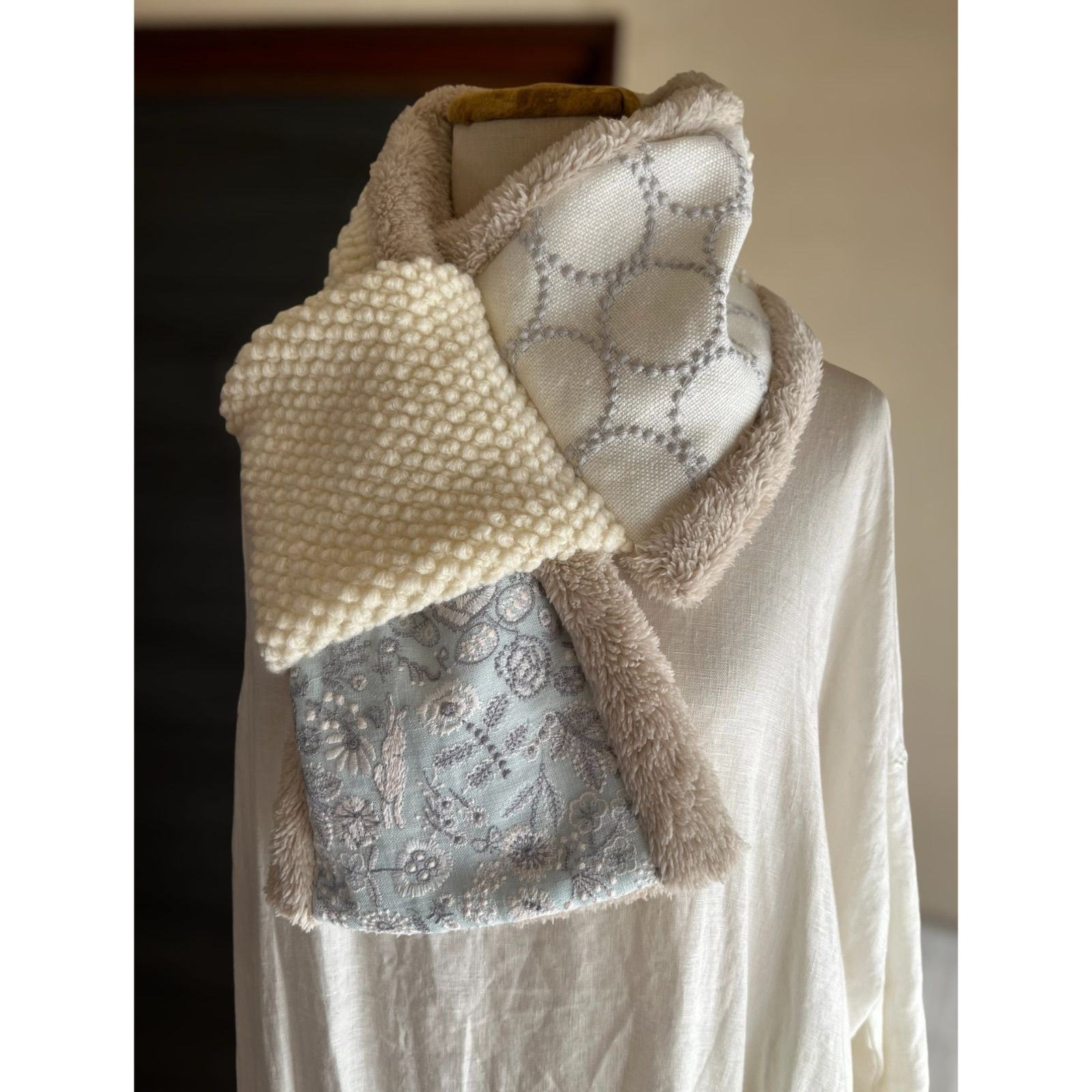 マフラータイプ】celebrate・tambourineのネックウォーマー ミナ