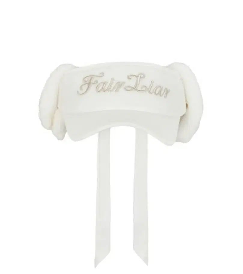 フェアライアー 白 ファー ツアーベルベット イヤーマフ サンバイザー