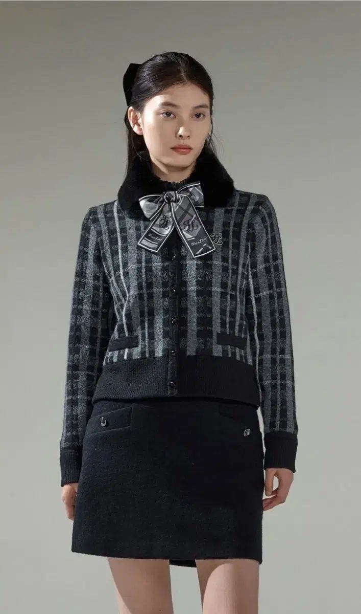 フェアライアー ファー スカーフセット 防風カーディガン S