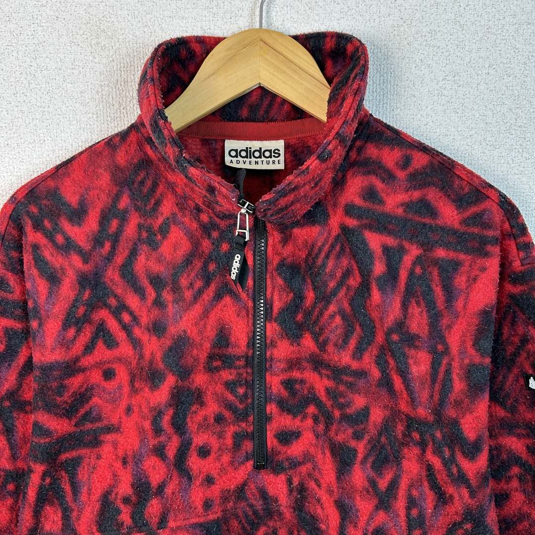 adidasアディダスADVENTUREナイロンジャケットLメンズ90sフリース 90s adidas ADVENTURE アディダスアドベンチャー フリースジャケット
