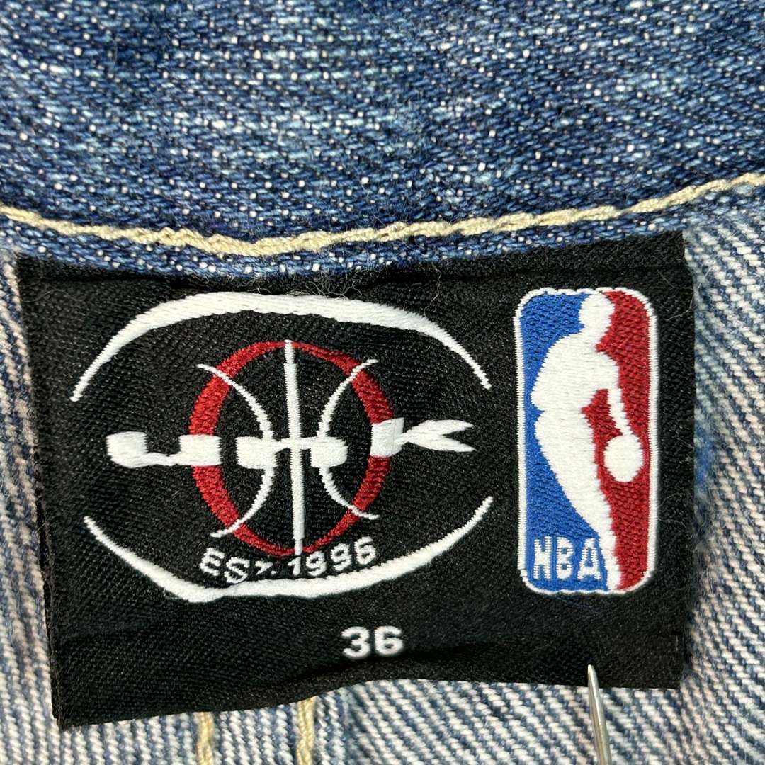 UNK アンク デニムパンツ ジーンズ NBAチームロゴ ワッペン 刺繍 