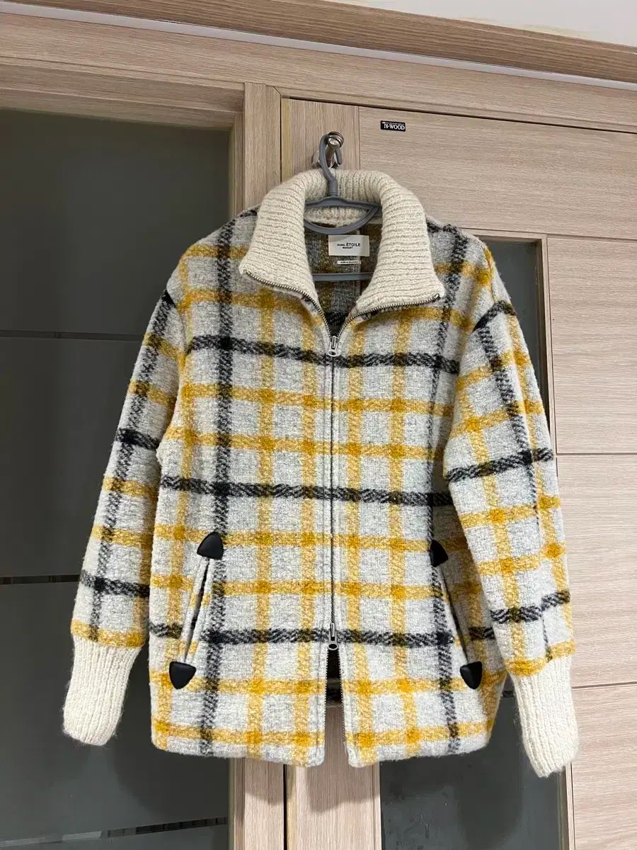 イザベルマラン CHECK ジップアップ ジャケット 34 - メルカリ