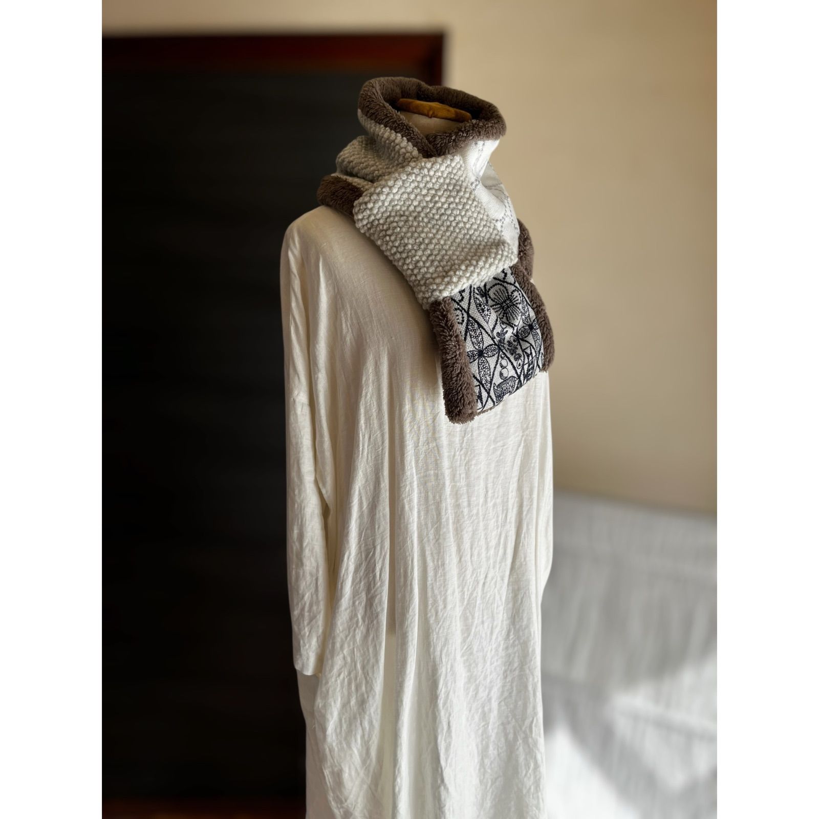 マフラータイプ】symphony・tambourineネックウォーマーミナペルホネン