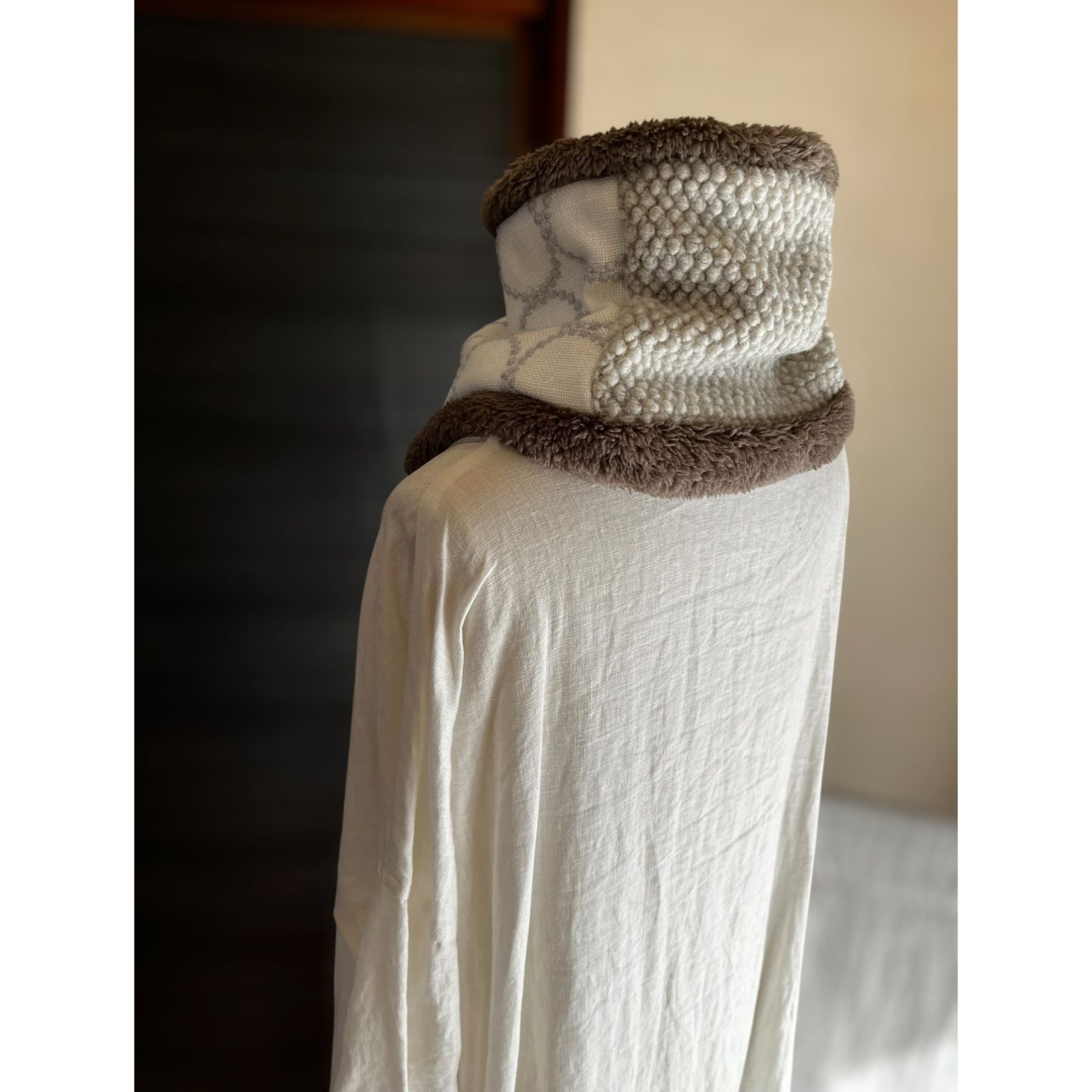 マフラータイプ】symphony・tambourineネックウォーマーミナペルホネン