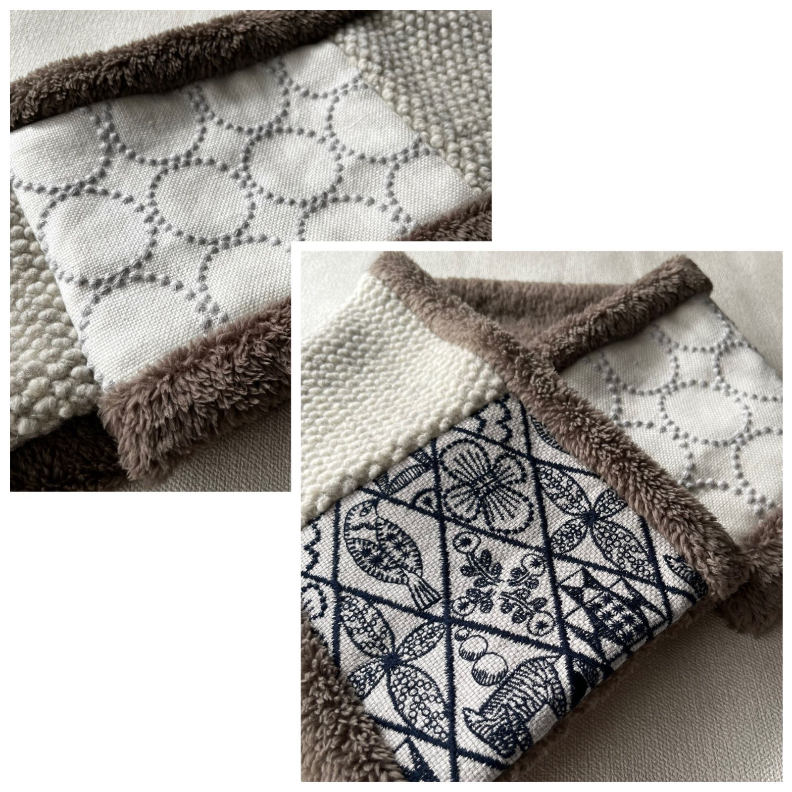 マフラータイプ】symphony・tambourineネックウォーマーミナペルホネン