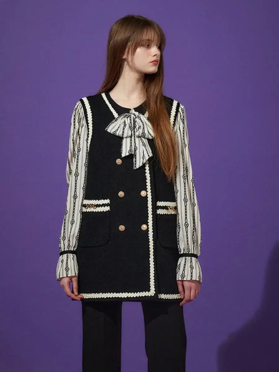 Johnny Hates Jazz LINE DOUBLE VEST ツイード ベスト ONE PIECE