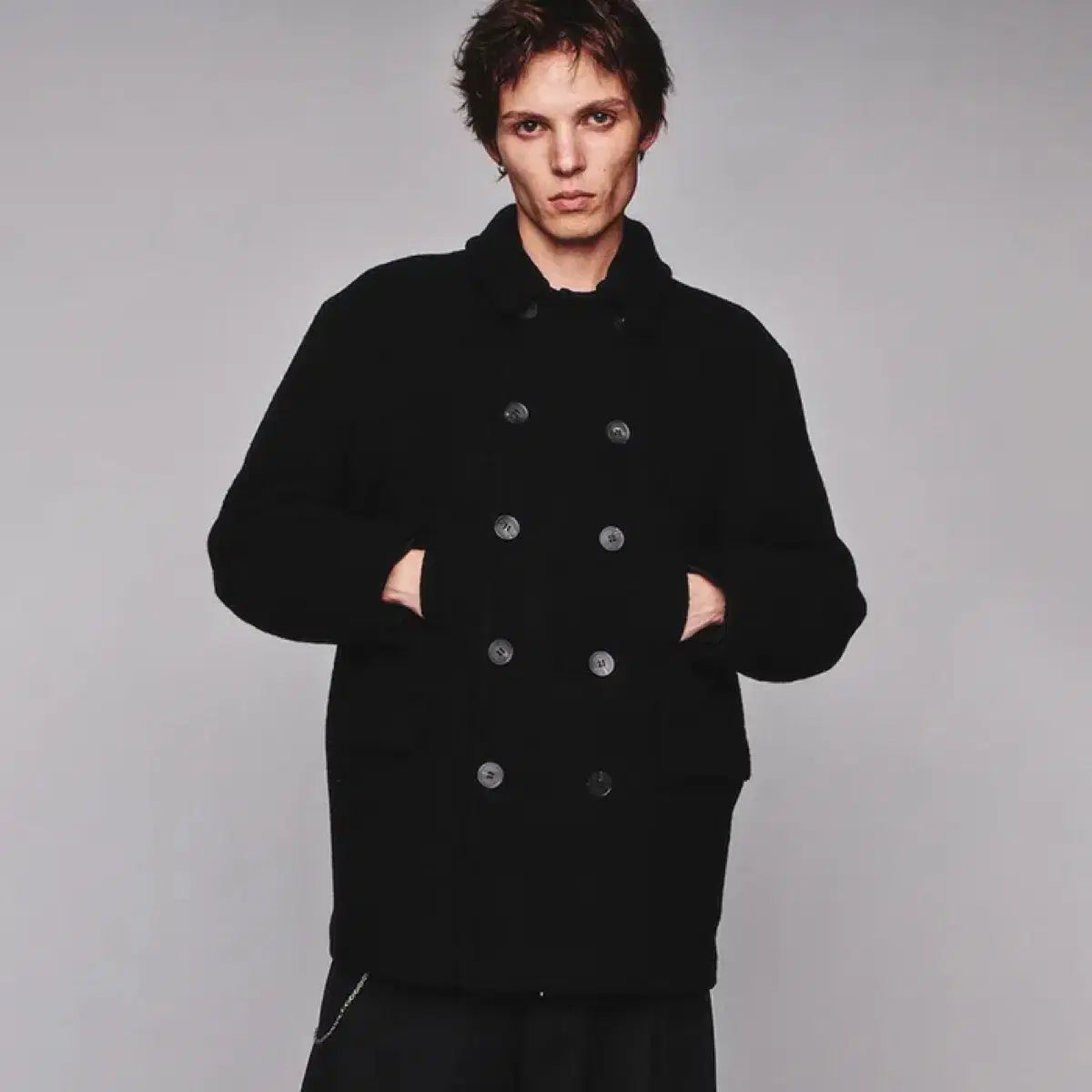 ART IF ACTS ピーコート ブラック Lサイズ