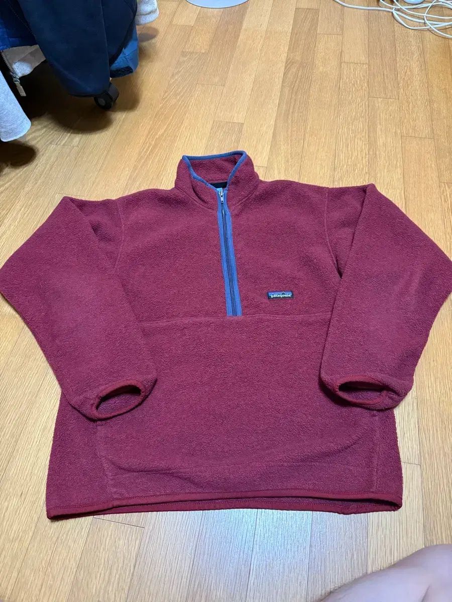 M パタゴニア ヴィンテージ Synchilla シンチラ 麻スプル バーガンディ