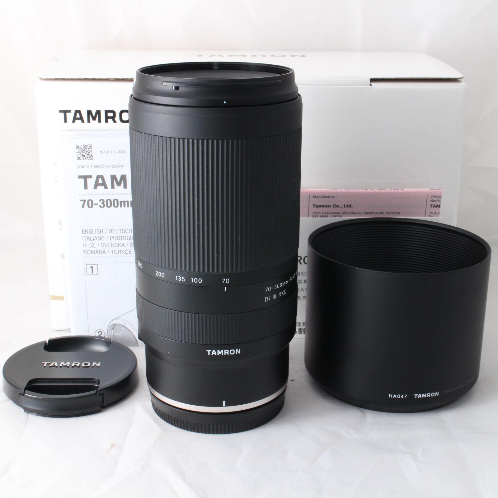 TAMRON タムロン 70 300 mm F 4 5 6 3 Di III RXD Model A 047 Nikon ニコン Zマウント 4405