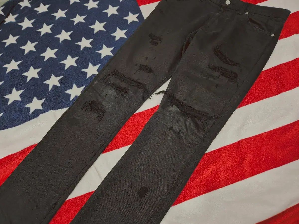 VISVIM ビズビム 12 D 17 blk dmgd デニム 34 x 32