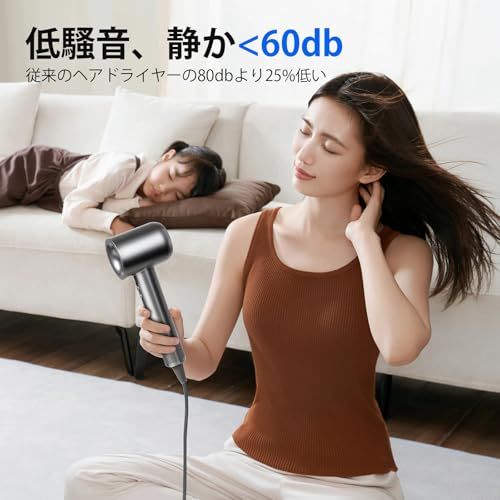 新品】【2025年新アップグレードドライヤー速乾】36億高濃度プラズマ