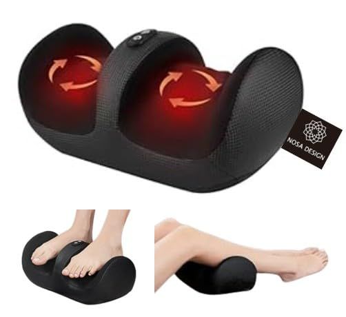 フットケア 軽量コンパクト設計＆静音 足元リフレッシュ 温熱ヒーター付 自動オフ機能 足裏 ふくらはぎ 日本 メーカーにて一年保証付 NOSA DESIGN 3 a 740892