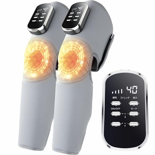 ふくらはぎケア 膝 太もも 足ケア Liaolee新進化 温熱ケア エアー レッグケア ふくらはぎリラックス 空気圧 コードレスUSB充電式 3モード 3段階強度 3段階温度 操作簡単 サイズ幅調整可 家庭用 男女兼用 クリス c 6 b 39 a 3