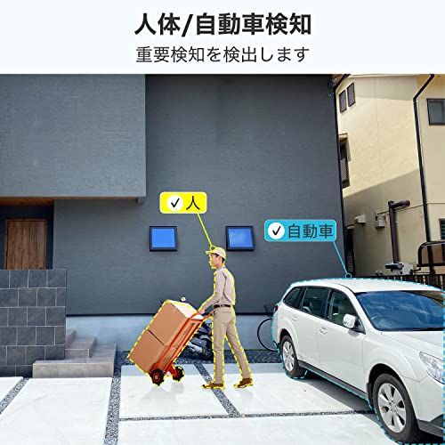 4 K 800万画素 DC PoE給電 防犯カメラ ワイヤレス 屋外 監視カメラ Wi Fi 有線LAN対応 GENBOLT PTZ機能 遠隔操作 AI検知 暗視 声光威嚇 双方向音声 スマホで見る IP 66防水 microSD 1172 c db