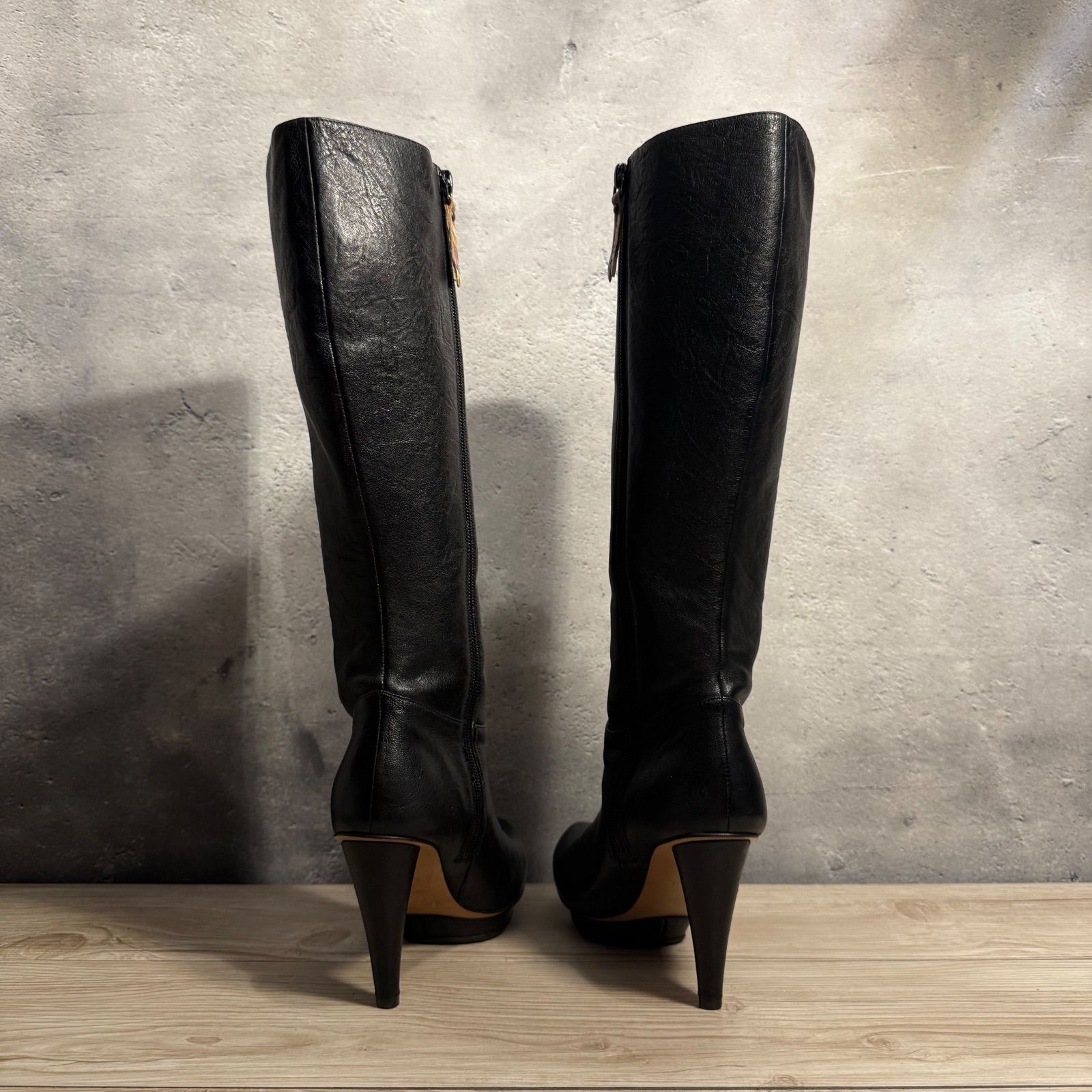 ✨Paul Smith ポールスミス ロングブーツ ヒール レザー 38 美品 