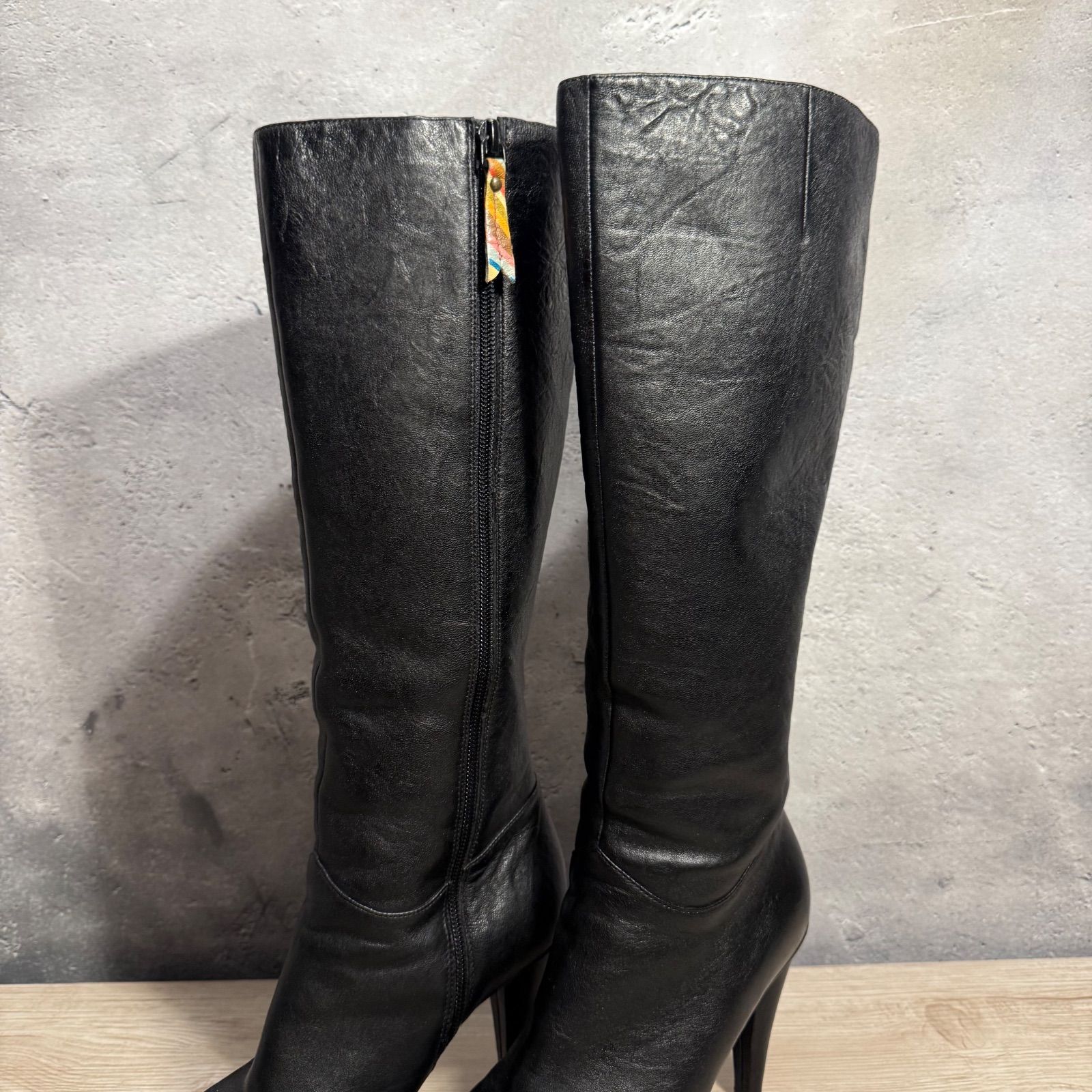 ✨Paul Smith ポールスミス ロングブーツ ヒール レザー 38 美品 