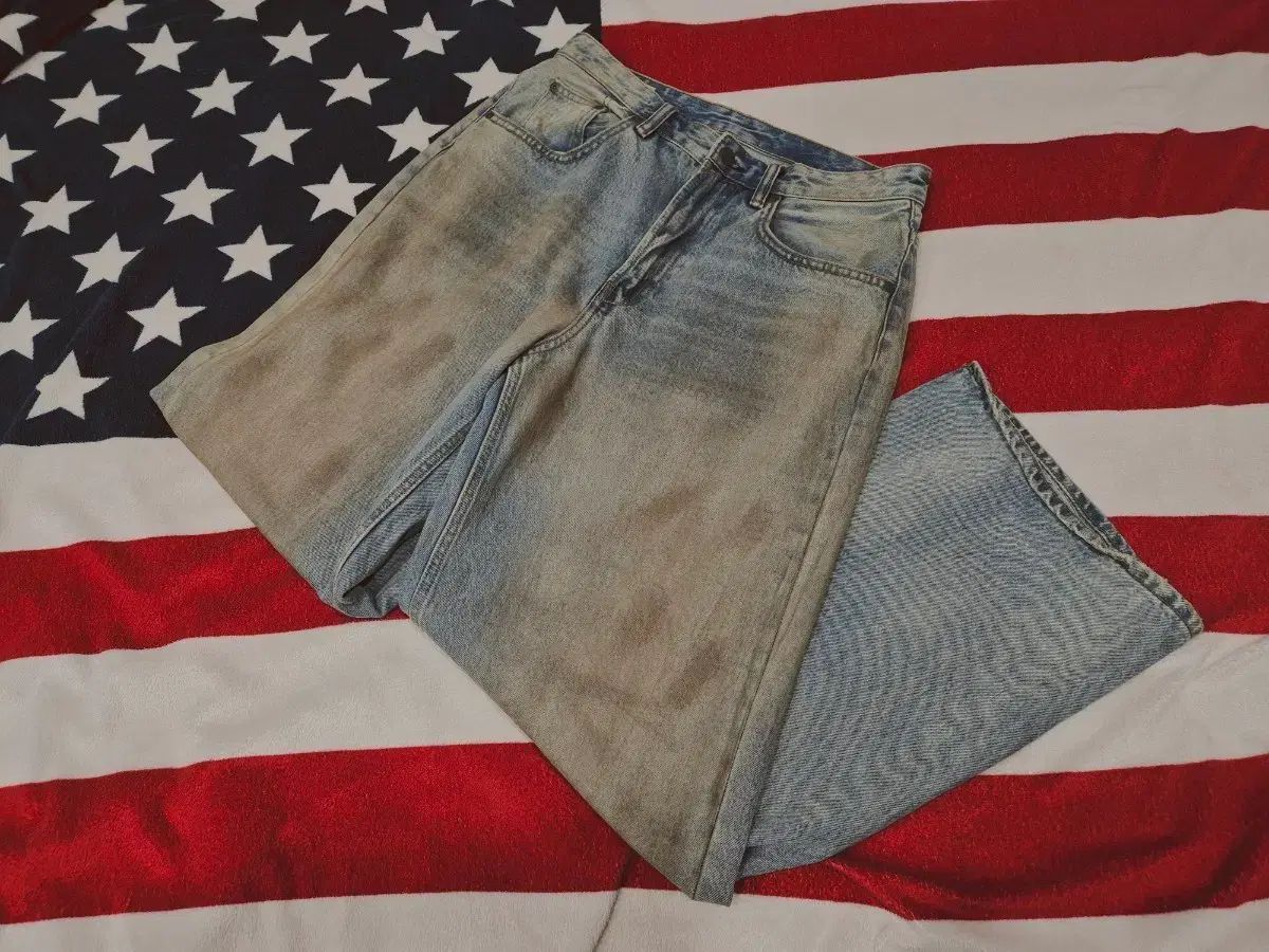 ZARA ザラ マッド デニム パンツ 30