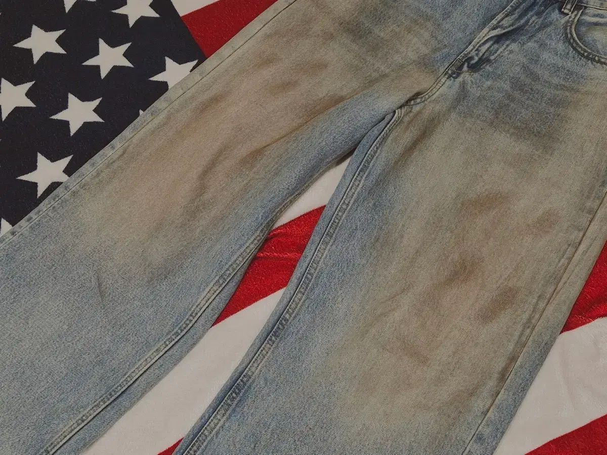 ZARA ザラ マッド デニム パンツ 30