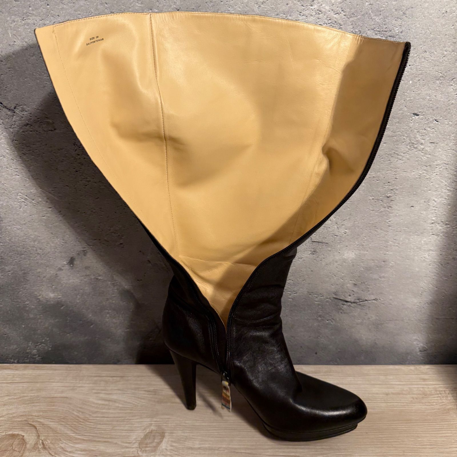 ✨Paul Smith ポールスミス ロングブーツ ヒール レザー 38 美品 