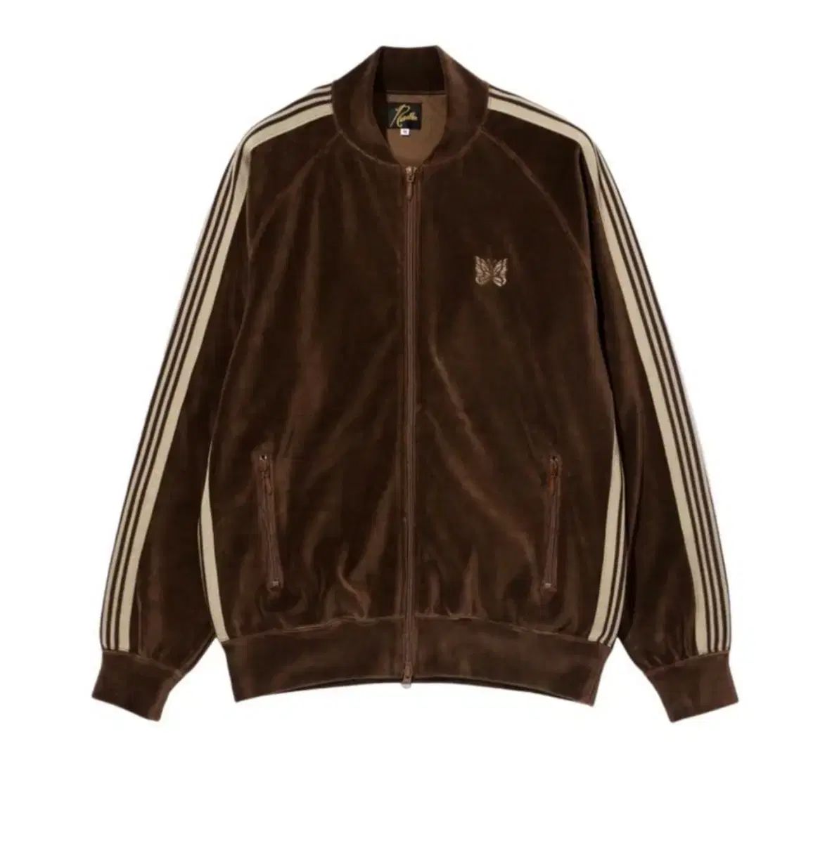 ニードルズ R C track Jaket ベロア ブラウン M