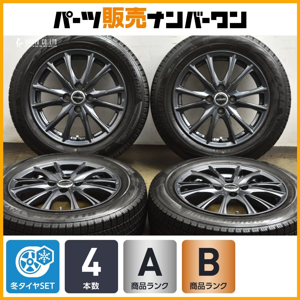 美品】WAREN 15in 5.5J +45 PCD100 ブリヂストン ブリザック VRX2 175