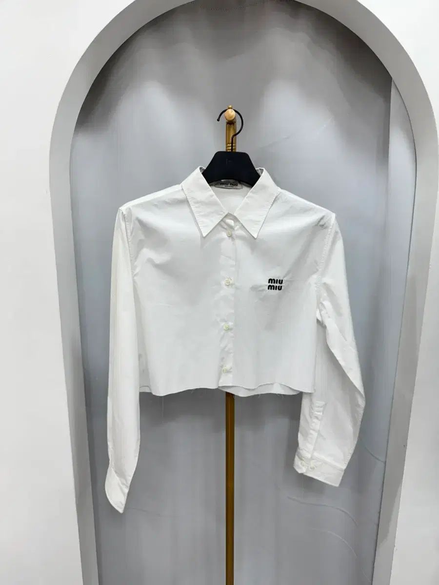 ミュウミュウ ポプリン シャツ サイズ42