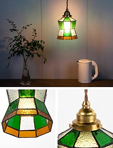  ペンダントライトガラス 真鍮と吊り下げ灯 引掛けシーリングライト E 26口金 LED対応 照明器具 天井照明 ランプシェード 北欧 レトロモダンライト 飾りランプ おしゃれ かわいいダイニング 食卓 カフェーカウンタ-手作りガラス L 725 c 4 99 その他 キッチン 食器