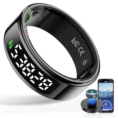 スマートリング 健康管理 新登場 ジェスチャー操作 画面表示 Android iphone対応 睡眠管理 smart ring 3種類データ測定 複数の運動モード IP 68防水 活動量計 小型 超高精細スクリーン表示 カロリ 8 b 3 f 1658