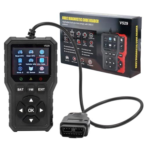 OBD 2診断機 車両診断 ポータブル設計 エンジンチェックランプ消去 日本語対応 黒 並行輸入品 d 756286