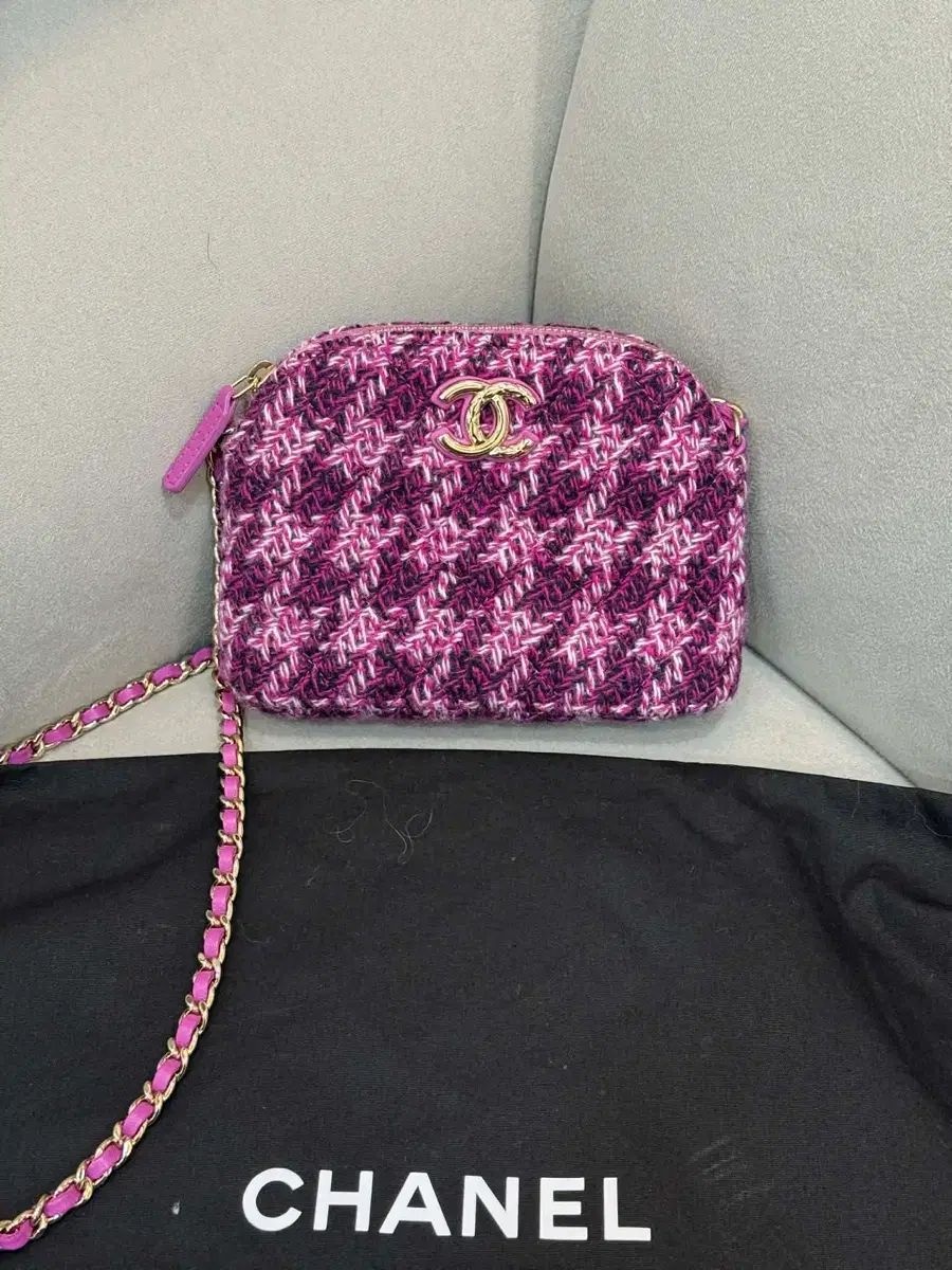 シャネル ツイード ミニ クロスバッグ