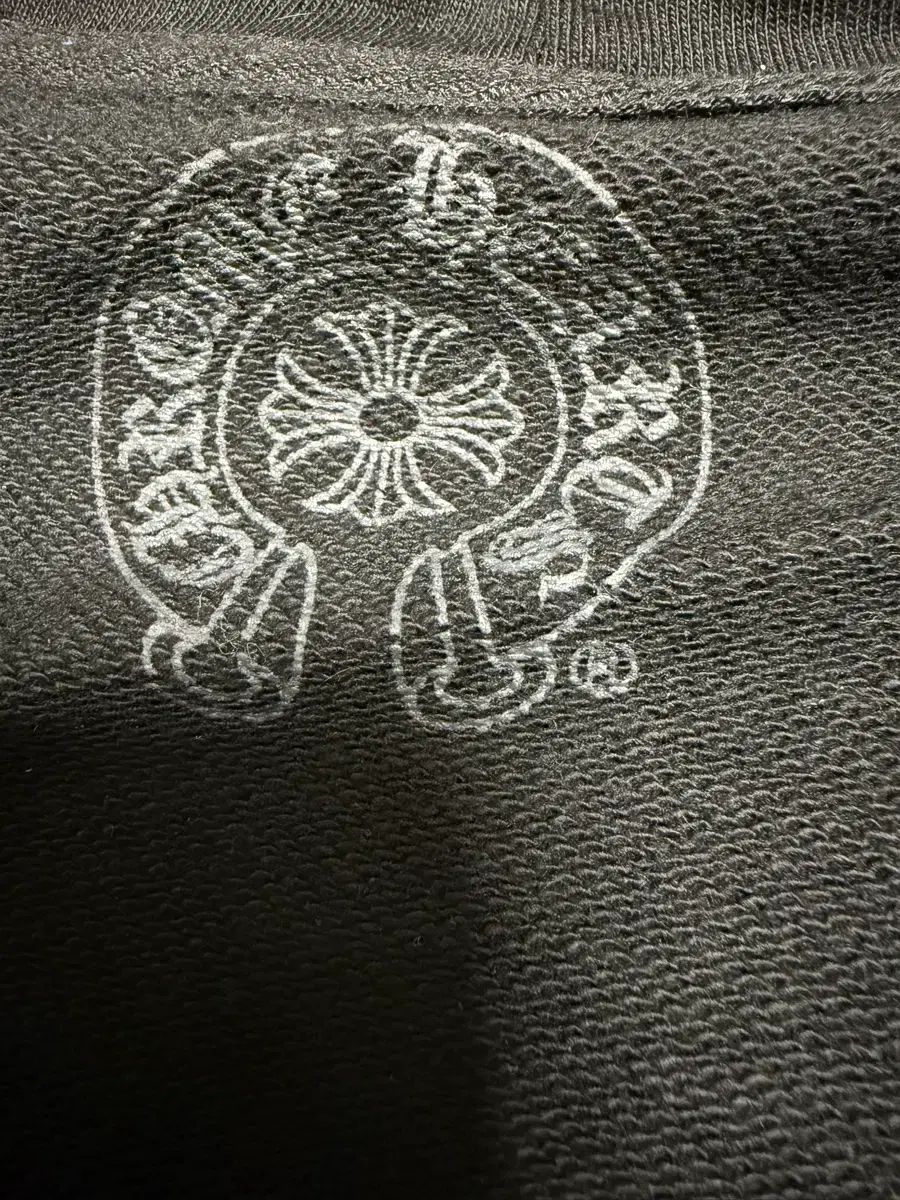 クロムハーツ ブラック 起毛 フードジップアップ