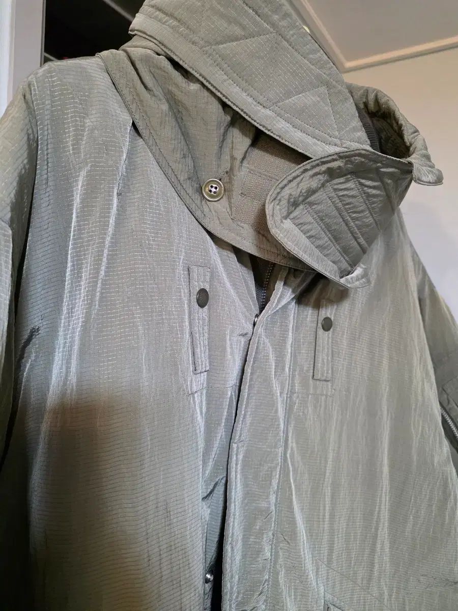 OLIVE DRAB SERVICE FEARLESS グース パーカ