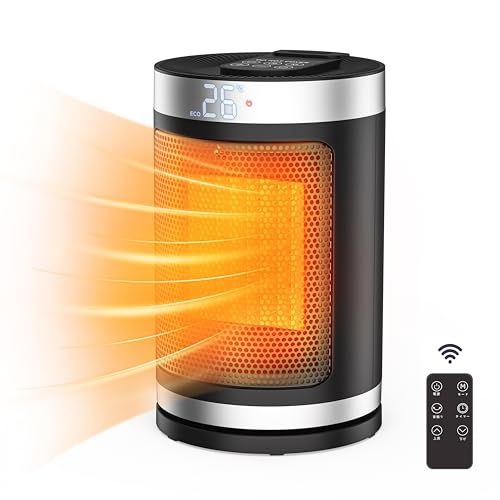 2025冬新登場 ２秒速暖 セラミックヒーター 小型 セラミックファンヒーター 電気ヒーター 足元 大風量 左右首振り 3段階温度調節 1 12Ｈタイマー設定機能 リモコン付 電気ストーブ 転倒自動オフ 過熱保護 省エネ 節電 PS 67 e 98 bdc