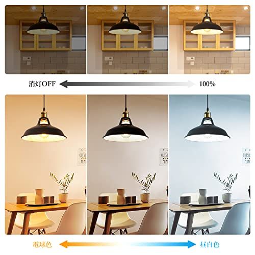 LED電球付き 調光調色
