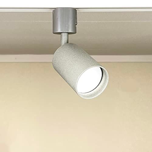 ダクトレール用スポットライト シリンダータイプ GU 10口金 LED電球6 W電球色付き グレー セット d 2 c 99 f 55