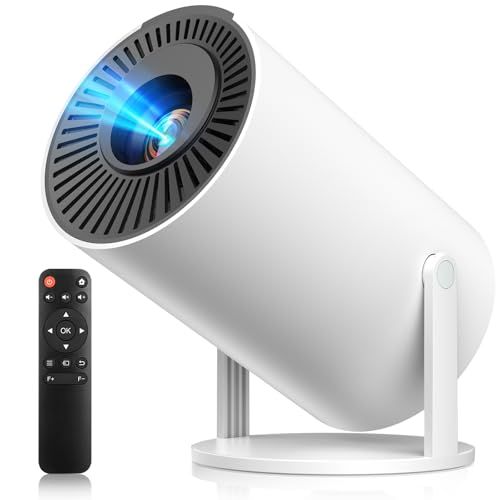 プロジェクタースマホ対応 小型 節電対策2025超小型投影機 電動フォーカス搭載 明るさプラス27000 LM＆Wi-Fi瞬時接続＆自動台形補正＆4 K M 8プロジェクタースマホ接続 天井投影 Bluetooth 5.4 Hi-Fiスピーカ b 527 110